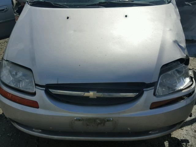 KL1TD66608B031630 - 2008 CHEVROLET AVEO BASE Gümüş fotoğraf 7