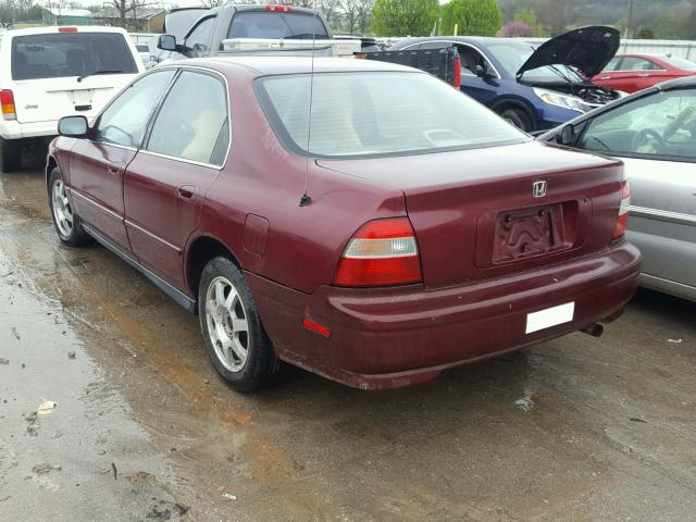 1HGCD5667RA068797 - 1994 HONDA ACCORD EX BURGUNDY photo 3