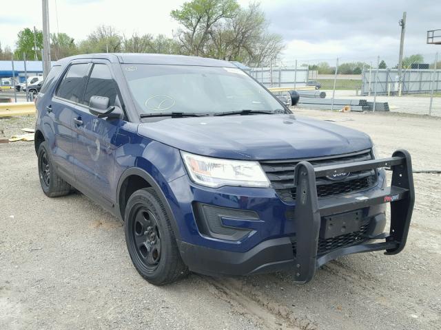 1FM5K8AR8HGB08117 - 2017 FORD EXPLORER P BLUE photo 1