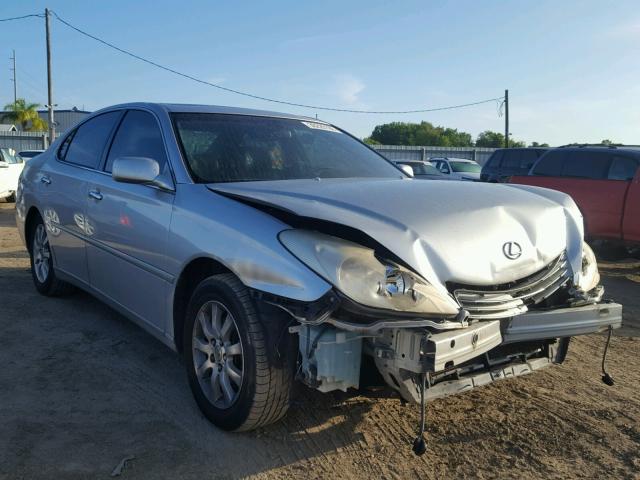 JTHBA30G240020436 - 2004 LEXUS ES 330 SILVER photo 1