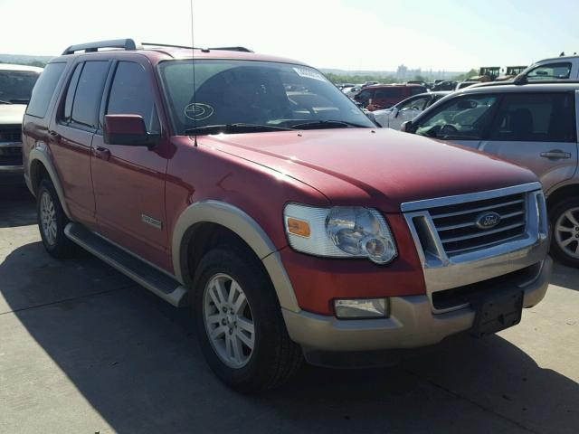 1FMEU64EX7UA72468 - 2007 FORD EXPLORER E RED photo 1