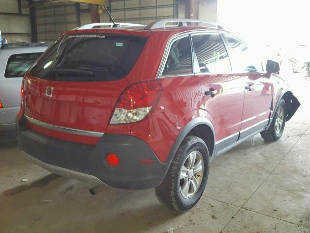 3GSCL33P39S518757 - 2009 SATURN VUE XE RED photo 4