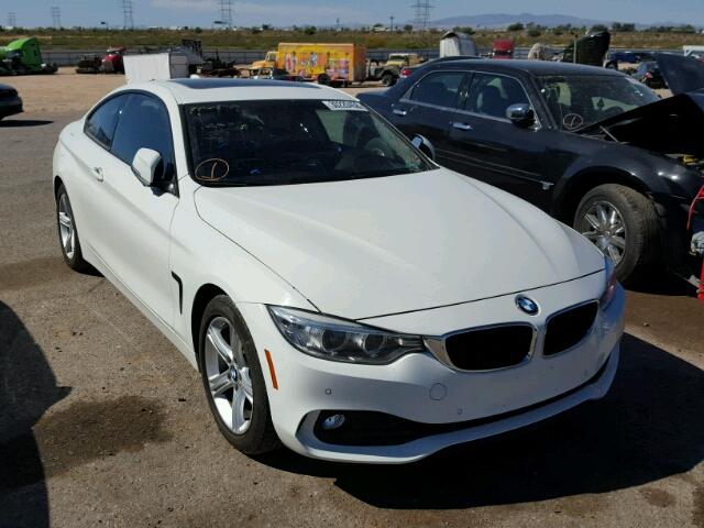 WBA3N7C59FK223162 - 2015 BMW 428 I WHITE photo 1