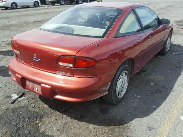 3G1JC1245VS837059 - 1997 CHEVROLET CAVALIER B MAROON photo 4