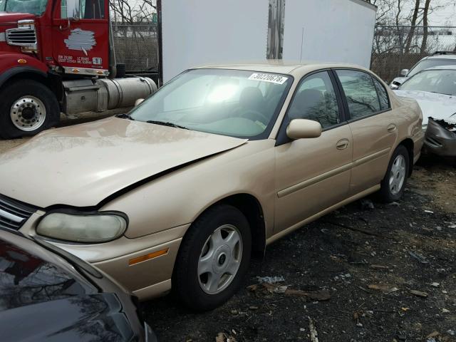 1G1NE52J816115074 - 2001 CHEVROLET MALIBU LS BEIGE photo 2