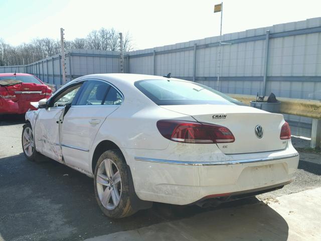 WVWBN7ANXGE500595 - 2016 VOLKSWAGEN CC BASE WHITE photo 3