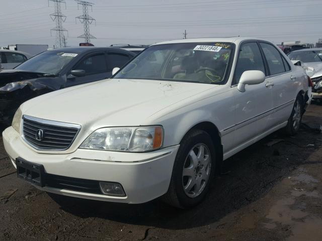 JH4KA96532C013757 - 2002 ACURA 3.5RL WHITE photo 2