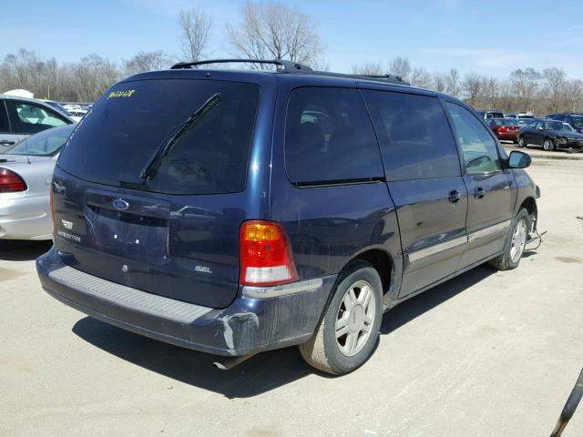 2FMDA56462BB84833 - 2002 FORD WINDSTAR S BLUE photo 4