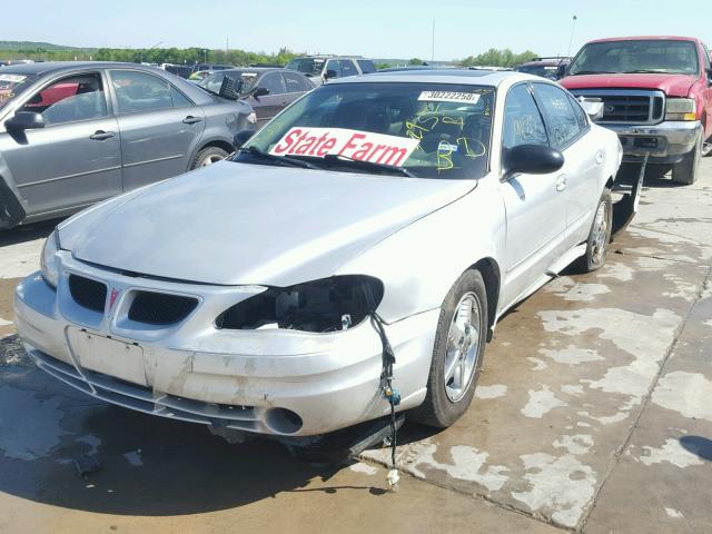 1G2NF52F43C197412 - 2003 PONTIAC GRAND AM S SILVER photo 2