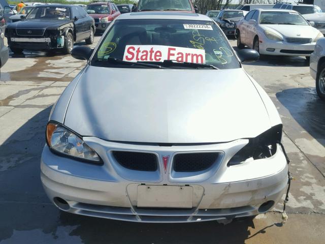 1G2NF52F43C197412 - 2003 PONTIAC GRAND AM S SILVER photo 9