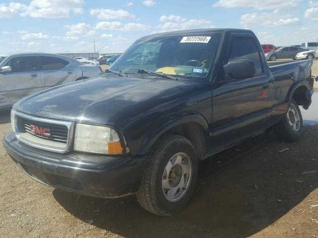 1GTCS145428207885 - 2002 GMC SONOMA BLACK photo 2