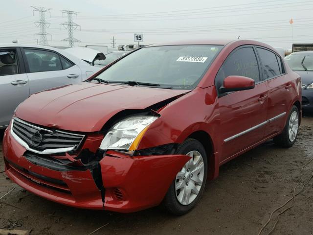 3N1AB6AP2AL717830 - 2010 NISSAN SENTRA 2.0 RED photo 2