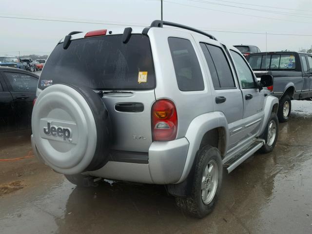 1J4GL58K73W670617 - 2003 JEEP LIBERTY LI SILVER photo 4