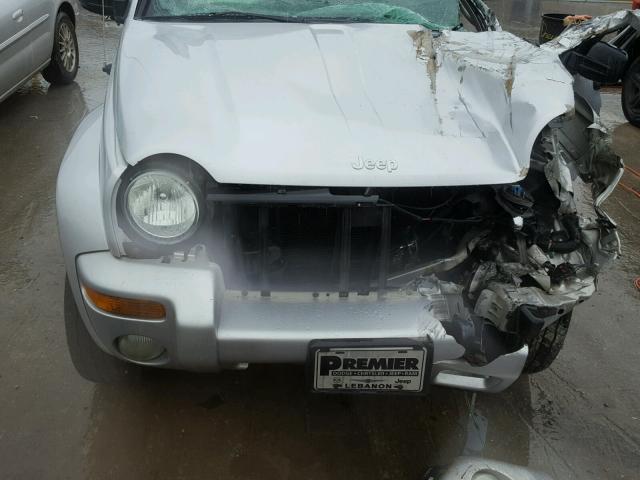 1J4GL58K73W670617 - 2003 JEEP LIBERTY LI SILVER photo 7