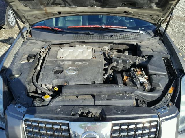 1N4BA41E34C877440 - 2004 NISSAN MAXIMA SE GRAY photo 7