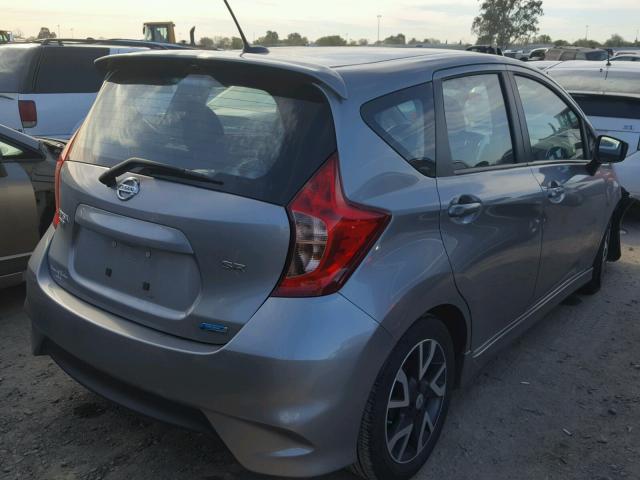 3N1CE2CP5FL448851 - 2015 NISSAN VERSA NOTE SILVER photo 4