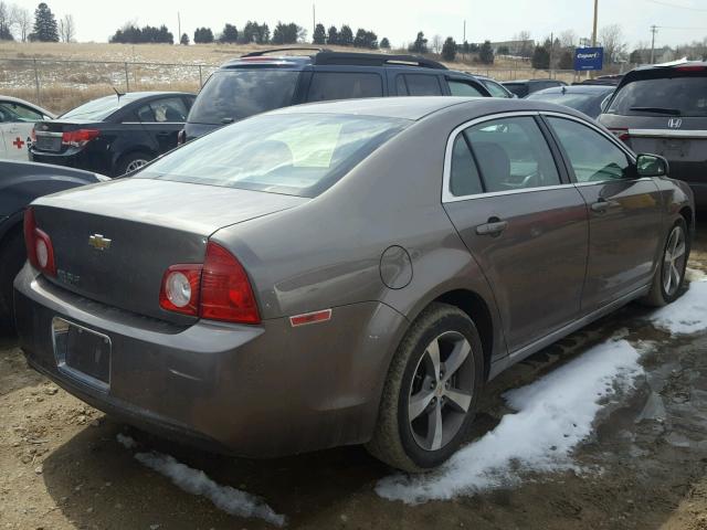 1G1ZC5E18BF160004 - 2011 CHEVROLET MALIBU 1LT 棕色 照片 4