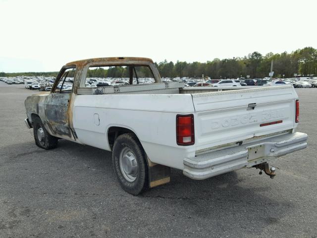 1B7KE2688LS609610 - 1990 DODGE D-SERIES D BURN photo 3