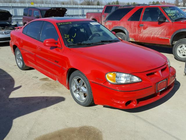 1G2NW52E91C191545 - 2001 PONTIAC GRAND AM G RED photo 1