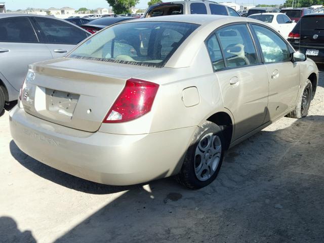 1G8AJ52F85Z121078 - 2005 SATURN ION LEVEL ოქროსფერი ფოტო 4