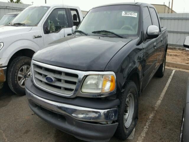 1FTRW07612KB55857 - 2002 FORD F150 SUPER BLACK photo 2