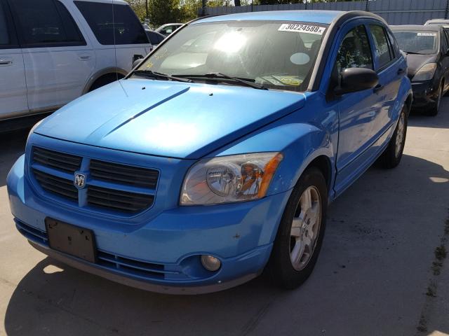 1B3HB48B68D661449 - 2008 DODGE CALIBER SX BLUE photo 2