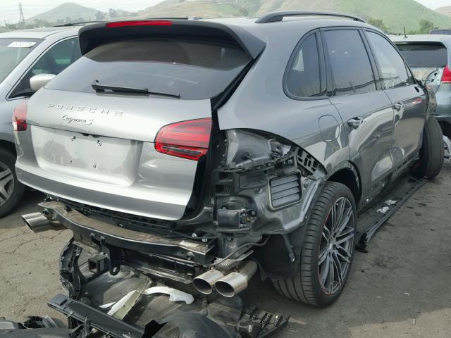 WP1AB2A22HLA51146 - 2017 PORSCHE CAYENNE S GRAY photo 4