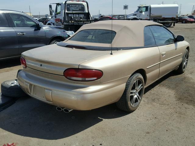 3C3EL55H9WT330373 - 1998 CHRYSLER SEBRING JX GOLD photo 4