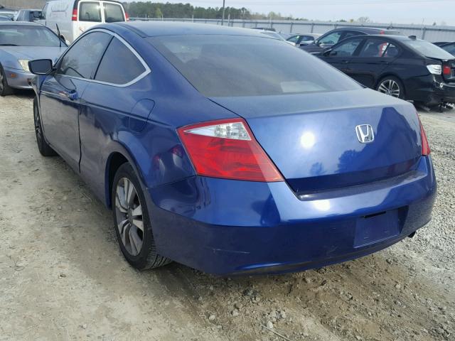 1HGCS12358A001625 - 2008 HONDA ACCORD LX- BLUE photo 3