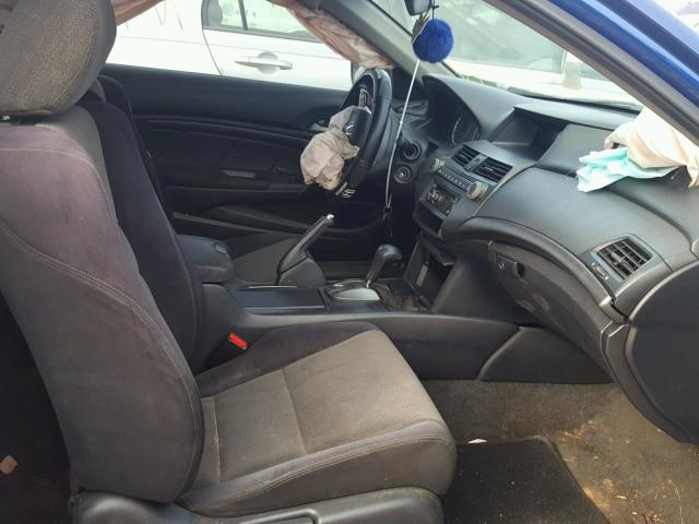 1HGCS12358A001625 - 2008 HONDA ACCORD LX- BLUE photo 5