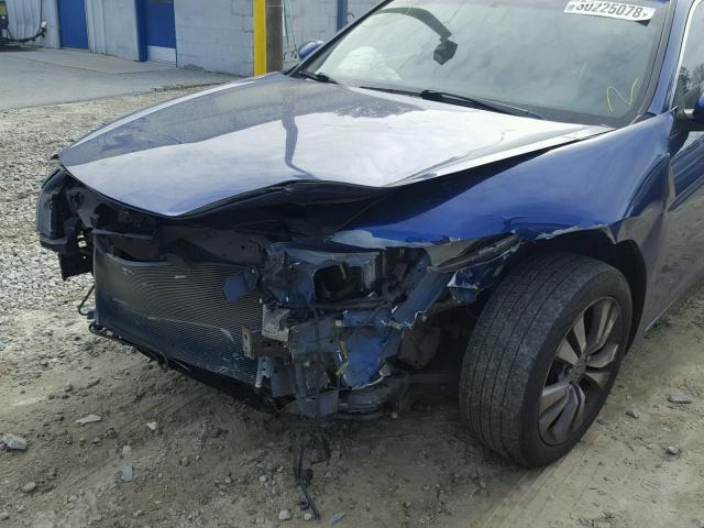 1HGCS12358A001625 - 2008 HONDA ACCORD LX- BLUE photo 9