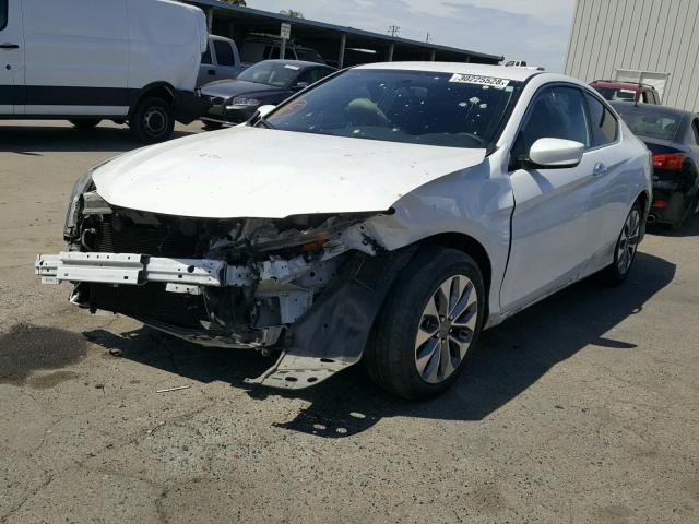 1HGCT1B36EA003666 - 2014 HONDA ACCORD LX- WHITE photo 2