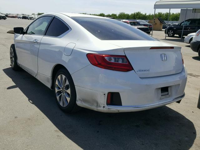 1HGCT1B36EA003666 - 2014 HONDA ACCORD LX- WHITE photo 3