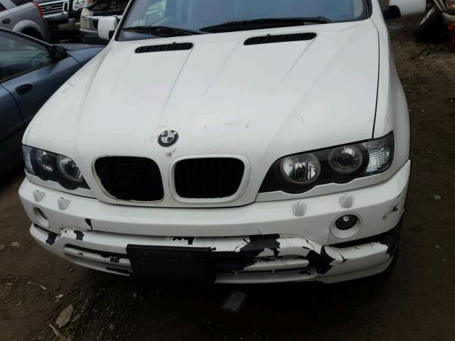 5UXFA53523LV80557 - 2003 BMW X5 3.0I WHITE photo 7