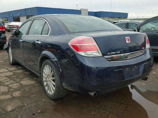 1G8ZX57789F190783 - 2009 SATURN AURA XR BLUE photo 3