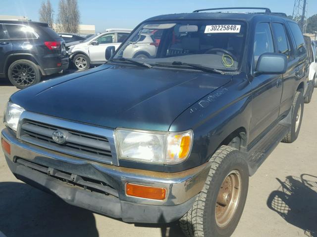 JT3HN86R3T0020809 - 1996 TOYOTA 4RUNNER SR GREEN photo 2