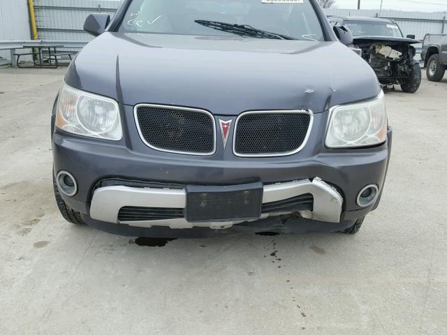 2CKDL73F376008282 - 2007 PONTIAC TORRENT SILVER photo 9