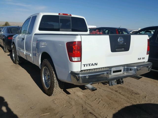 1N6AA0CA5AN320566 - 2010 NISSAN TITAN XE WHITE photo 3