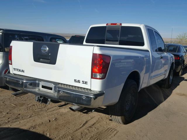 1N6AA0CA5AN320566 - 2010 NISSAN TITAN XE WHITE photo 4