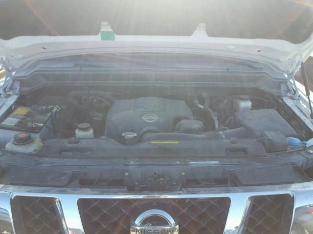 1N6AA0CA5AN320566 - 2010 NISSAN TITAN XE WHITE photo 7