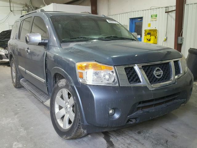 5N1BA0ND8AN622847 - 2010 NISSAN ARMADA SE BLUE photo 1