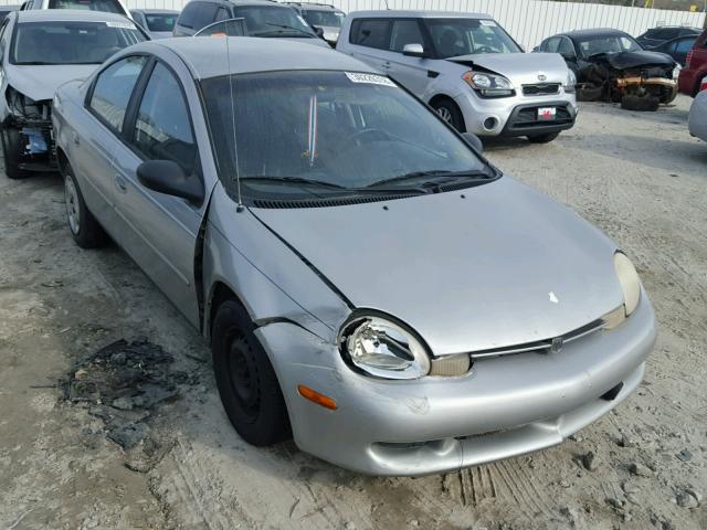 1B3ES46C71D239095 - 2001 DODGE NEON SE SILVER photo 1