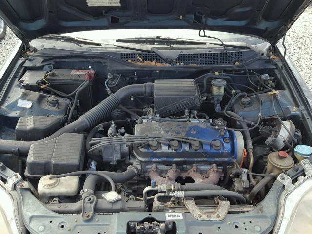 1HGEJ6609TL009233 - 1996 HONDA CIVIC LX GREEN photo 7