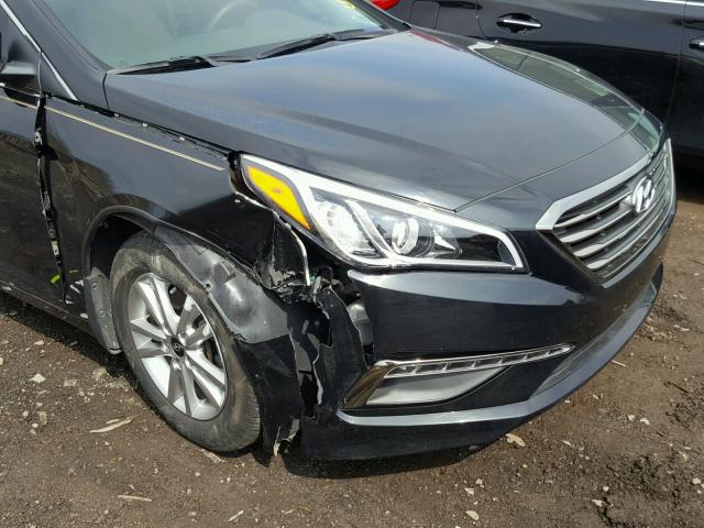 5NPE24AA2GH434058 - 2016 HYUNDAI SONATA ECO BLACK photo 9