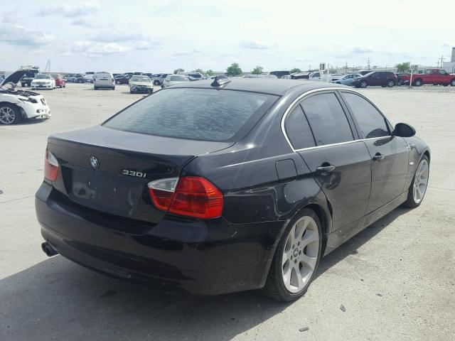 WBAVB33556KS34119 - 2006 BMW 330 I BLACK photo 4