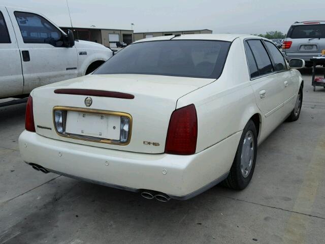 1G6KE57Y41U292896 - 2001 CADILLAC DEVILLE DH CREAM photo 4