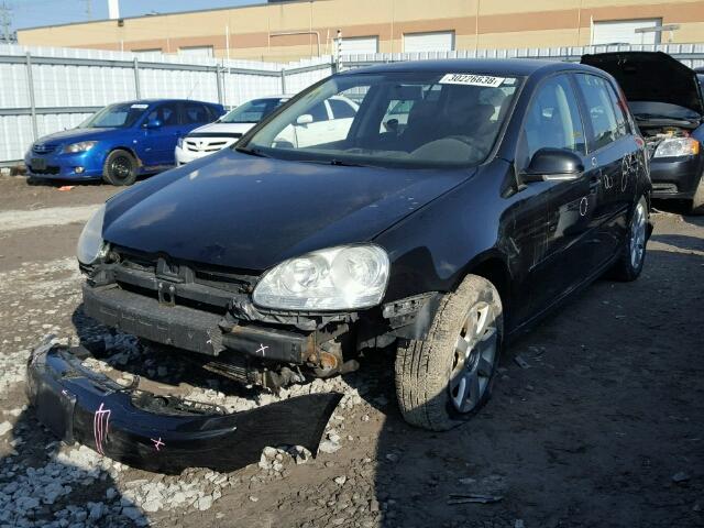 WVWDA71K68W276232 - 2008 VOLKSWAGEN RABBIT BLACK photo 2