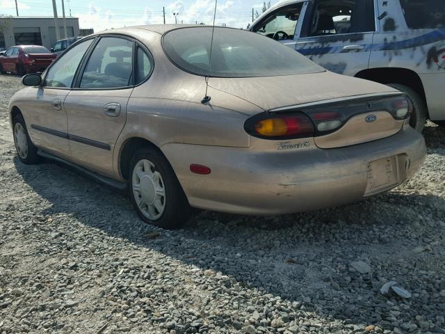 1FALP52U2VA240793 - 1997 FORD TAURUS GL GOLD photo 3