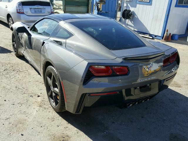 1G1YB2D7XF5115550 - 2015 CHEVROLET CORVETTE S GRAY photo 3