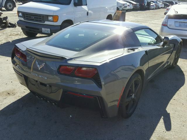 1G1YB2D7XF5115550 - 2015 CHEVROLET CORVETTE S GRAY photo 4